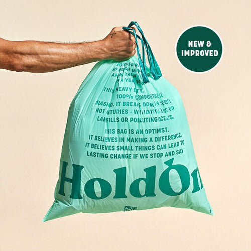 HoldOn Compostable Tall Kitchen Trash Bags