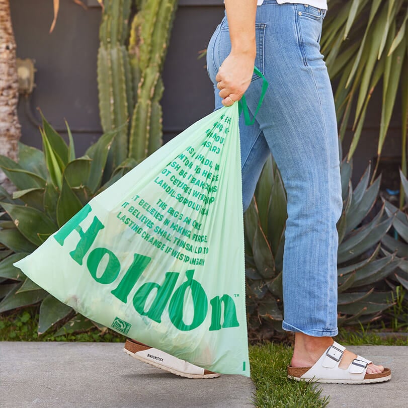 HoldOn Compostable Tall Kitchen Trash Bags
