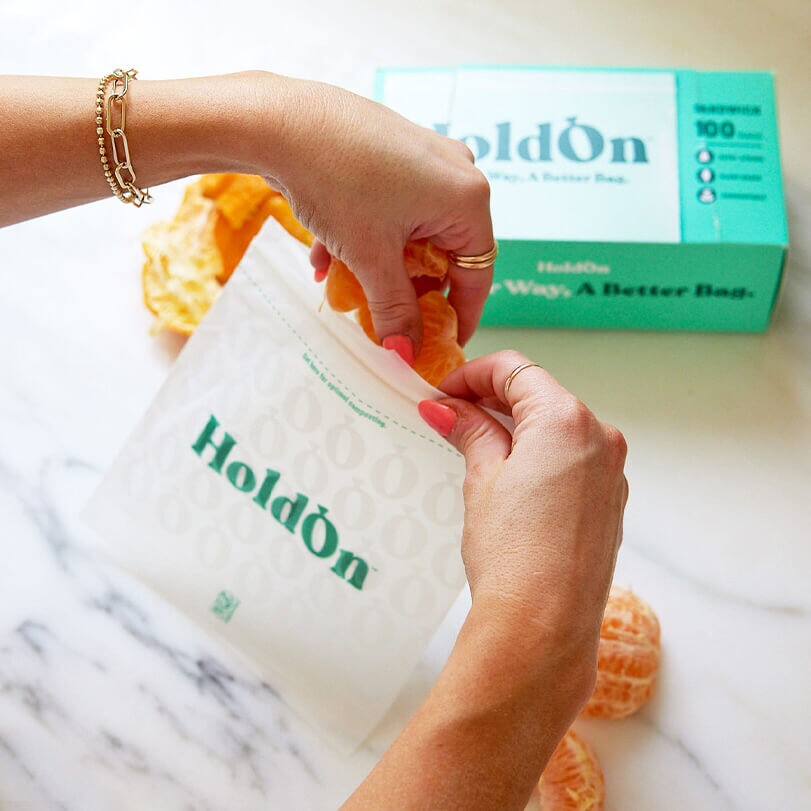 HoldOn Compostable Zipseal Sandwich Bags