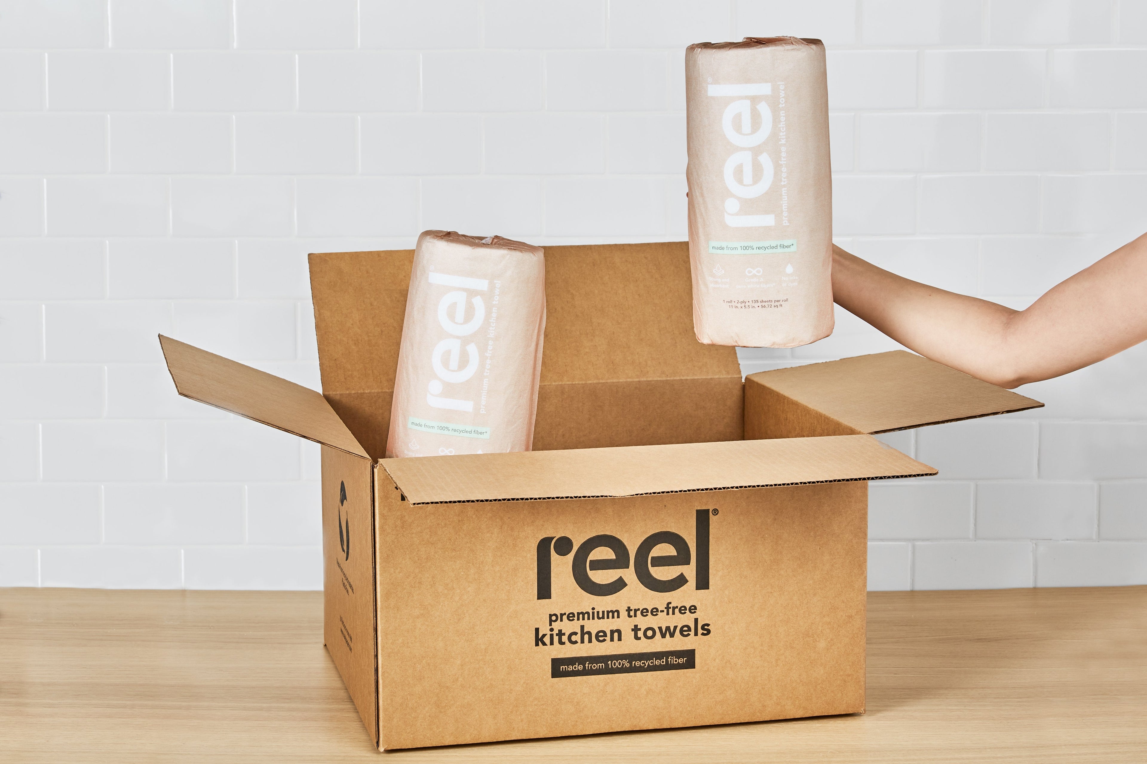 Reel Recycled Paper Towels